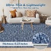 Coucheta Washable Area Rug , Modern Non-Slip Low Pile Indoor Carpet Machine Washable Soft Floor Mat for Living Room Bedroom Office,Multi-Color & Size - 4 of 4