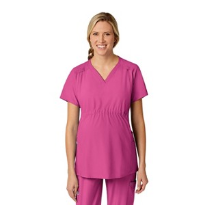 Wink W123 Maternity V-Neck Scrub Top - 1 of 4