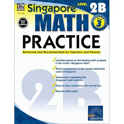 Math Practice, Grade 3 - (Singapore Math Practice) (Paperback)