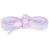 INSPIRE CHIC Leopard Multicolor Tie Dye Gradient Flat Shoelaces Sports Sneakers 2 Pairs - 2 of 4