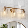 LNC Sauvignon 22-in 3-Lights Polished Gold  Modern/Contemporary Vanity Lights - 2 of 4