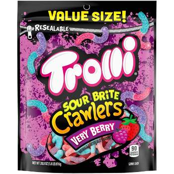 Trolli Sour Brite Crawlers Very Berry Gummi Candy - 28.8oz