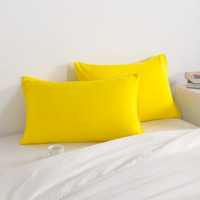 2 Pack Brushed Microfiber Pillowcases, Super Soft Pillowcases with Envelope Closure - NTBAY