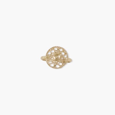 sanctuaire Dainty Filigree Ring Gold
