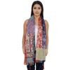 Anna-Kaci Women's Boho Floral Printed Scarf Fashion Fringed Colorful Shawl Wrap Scarves - 3 of 4