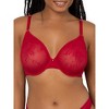 Smart & Sexy Sheer Mesh Demi Underwire Bra No No Red (smooth Lace) 38d :  Target