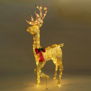 Joiedomi 150 LED 5.5 FT Lighted Christmas Xmas Reindeer Yard Lights Decorations - 1 of 4