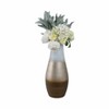 Boho Glass Vase - Metallic Modern Accent for Home, Office, Bedroom, or Living Room - Stylish Handcrafted Floral Centerpiece - 3 of 4