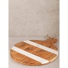 Mandawa Charcuterie Board - White, 19" - 3 of 4