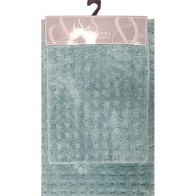 The Lakeside Collection 2-Pc. Soft Sensations Waffle Micropoly Bath Set