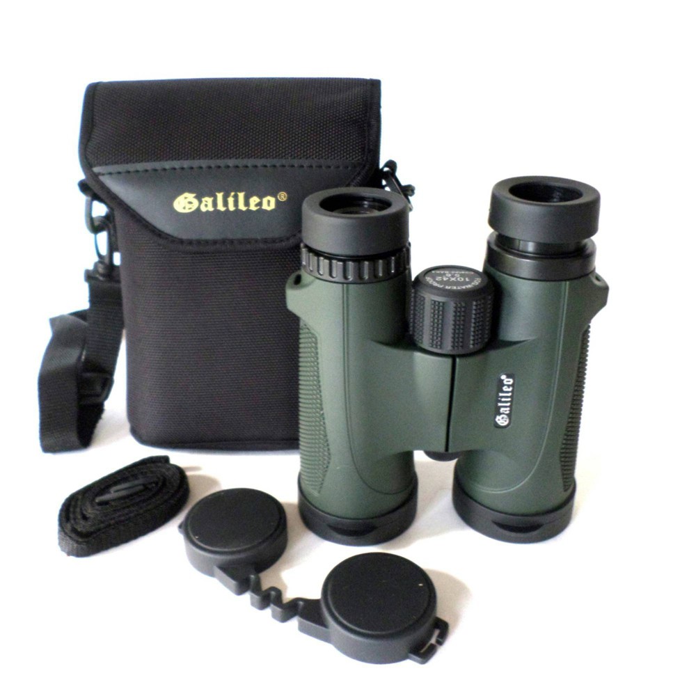 Photos - Binoculars / Monocular Galileo G-1242WP 12mm x 42mm Water and Fog Proof Roof BAK-4 Prism Binocular - Black 