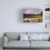 Trademark Fine Art - Margaret Clavell Sunrise at Vermillion Lakes, Canadian Rockies Canvas Art - 2 of 4