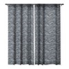 Avenie Land and Sky Night Time Single Panel Sheer Window Curtain - Society6 - 3 of 4