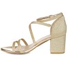 Journee Collection Women's Bella Open Toe Mid Block Heel Pumps - 2 of 4