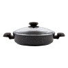 Korkmaz Ornella 2 Piece 4 Liter Aluminum Nonstick Low Casserole Dish with Lid - 2 of 4