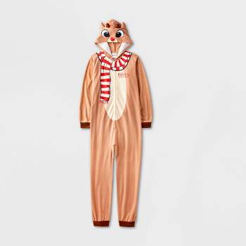 Girls' Rudolph the Red-Nosed Reindeer Union Suit - Brown