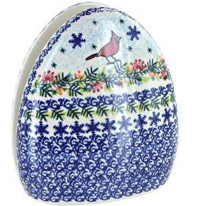 Blue Rose Polish Pottery 478 Vena Napkin Holder - 1 of 1