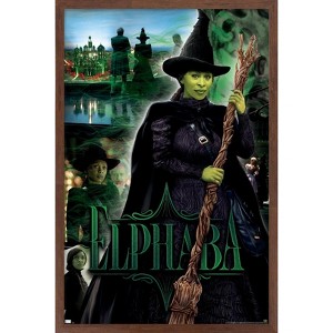 Trends International Wicked - Elphaba Framed Wall Poster Prints - 1 of 4
