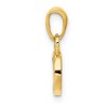 Black Bow Jewelry The Chloe Mini Diamond Accent initial D Pendant in 14k Yellow Gold - 2 of 4