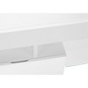 63" Glossy Laminate TV Stand with 2 Integrated Drawers and Open Shelves for Living Room - 4 of 4