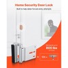 VEVOR Door Reinforcement Lock, 2 Pack Home Security Door Lock, with 3 Inch Stop Withstand 800 lbs of Force, with 8 Screws, for Inward-Opening, Silver - 3 of 4