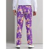 Lars Amadeus Men's Straight Leg Flat Front Floral Printed Dress Pants - 3 of 4