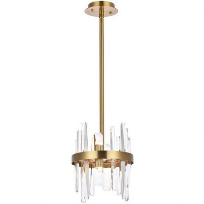 Elegant Lighting Serena 6 - Light Pendant in  Satin Gold