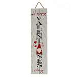 National Tree Company 24" 'Happy Valentine's Day Hanging Wall Decoration, White, Valentine's Day Collection