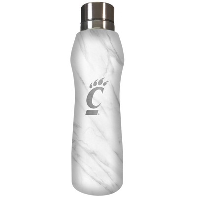 NCAA Cincinnati Bearcats 20oz Marble Curve Stainless Steel Water Bottle