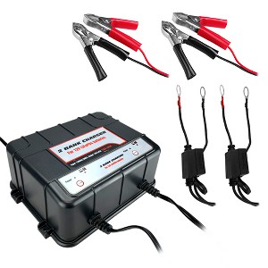 Banshee 5 Amp 12V 2 Bay Lithium Charger for LiFePO4 Batteries - 1 of 1
