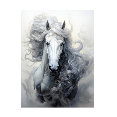 Trademark Fine Art - Momart The Lord Of Horses Canvas Art - 18 X 24 ...