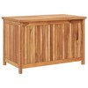 vidaXL Storage Box Warm teak wood color Solid Teak Wood Compact - 2 of 4
