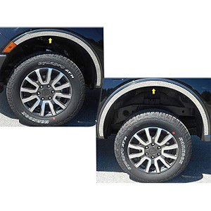 QAA is Compatible with 2019-2020 Ford Ranger 4 Piece Stainless Wheel Well Accent Trim, 1.5" Wide WQ59345 - 1 of 1