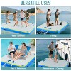 AMERLIFE Inflatable Floating Dock with Non-Slip Surface, Detachable Ladder - 4 of 4