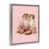 Stupell Industries Floral Pink Cowgirl Boots, 25" x 31" - 3 of 4