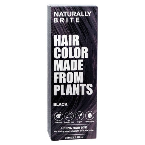 Brite Naturally Henna Hair Dye Black - 2.53 Fl Oz : Target