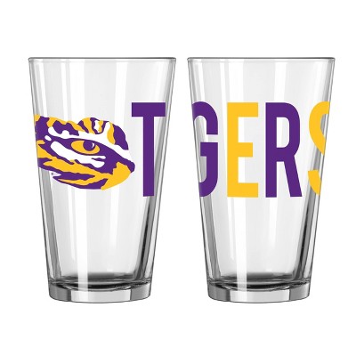 NCAA LSU Tigers Overtime Pint Glass - 16oz