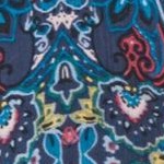 navy mirrored medallion