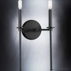 Urban Ambiance Luxury Contemporary Wall Sconce 16.625''H x 10.375''W,  Midnight Black Finish,  Parkes Collection, UHP4237 - 4 of 4