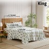 HLC.ME Floral Multi-Piece Bed Sheets Set - Wrinkle Resistant & Ultra Soft - Fits Mattresses up to 15 Inches Deep - 3 of 4