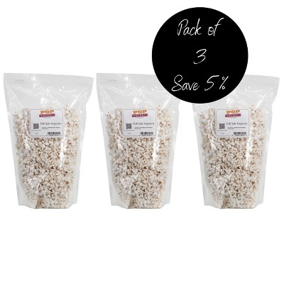 Pop Corner 7 oz Full Salt Popcorn - Pack of 3