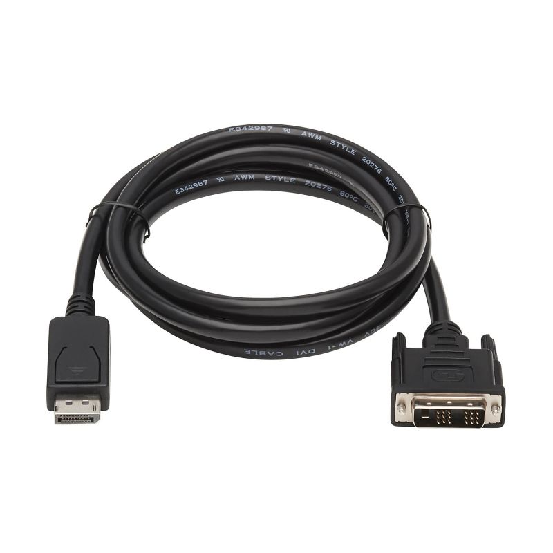 Tripp Lite DisplayPort™ to DVI Adapter Cable (M/M), 6 Ft. (1.8 m), 1 of 7