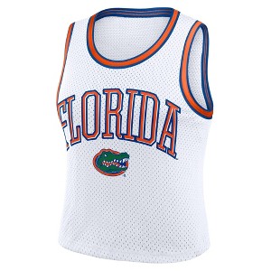 NCAA Florida Gators Women's White Cropped Jersey - 1 of 3