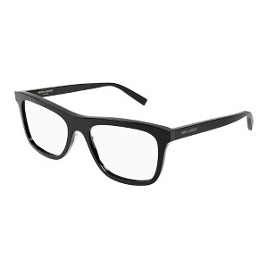 Saint Laurent SL 481 001 Mens Square Eyeglasses Black 55mm - 1 of 3