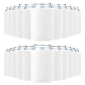Unique Bargains Insulated Foam Collapsible Durable Reusable Cold Beverage Koozies 10.5 oz Bulk - 1 of 4