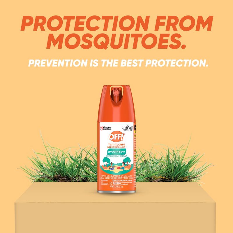 OFF! FamilyCare Mosquito Repellent Smooth &#38; Dry - 2.5oz, 6 of 18