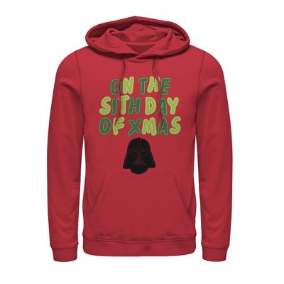 Men's Star Wars Christmas Sith Day Pull Over Hoodie