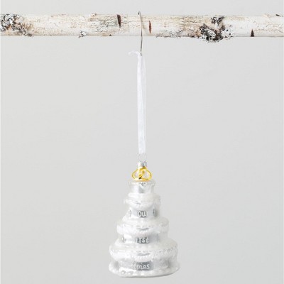 wedding cake ornament