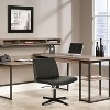 BestMassage Criss Cross Chiar Armless Adjustable Swivel Padded Home Office Desk Chair Wide Seat Computer Task for Home Office - 2 of 4
