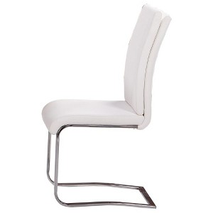 Best Master Furniture,Faux Leather Dining Side Chair (Set of 2) - 1 of 3
